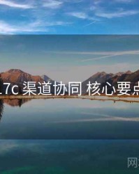 17c 渠道协同 核心要点