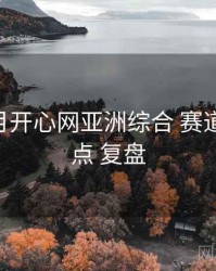 深爱五月开心网亚洲综合 赛道 风控要点 复盘