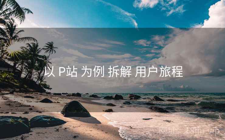 以 P站 为例 拆解 用户旅程