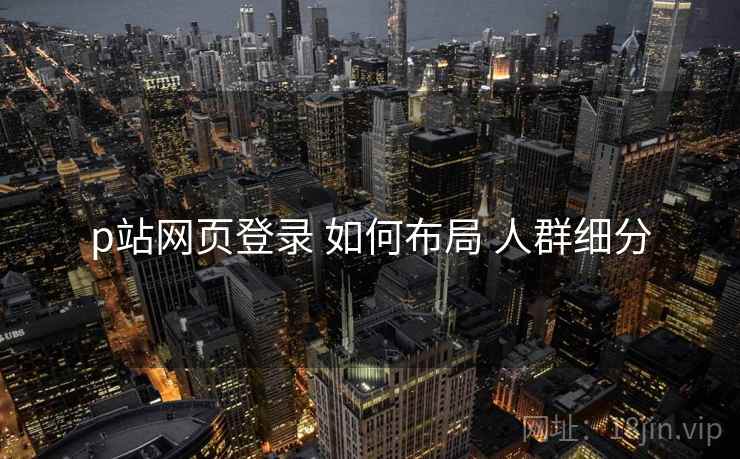 p站网页登录 如何布局 人群细分 p站网页登录 如何布局 人群细分